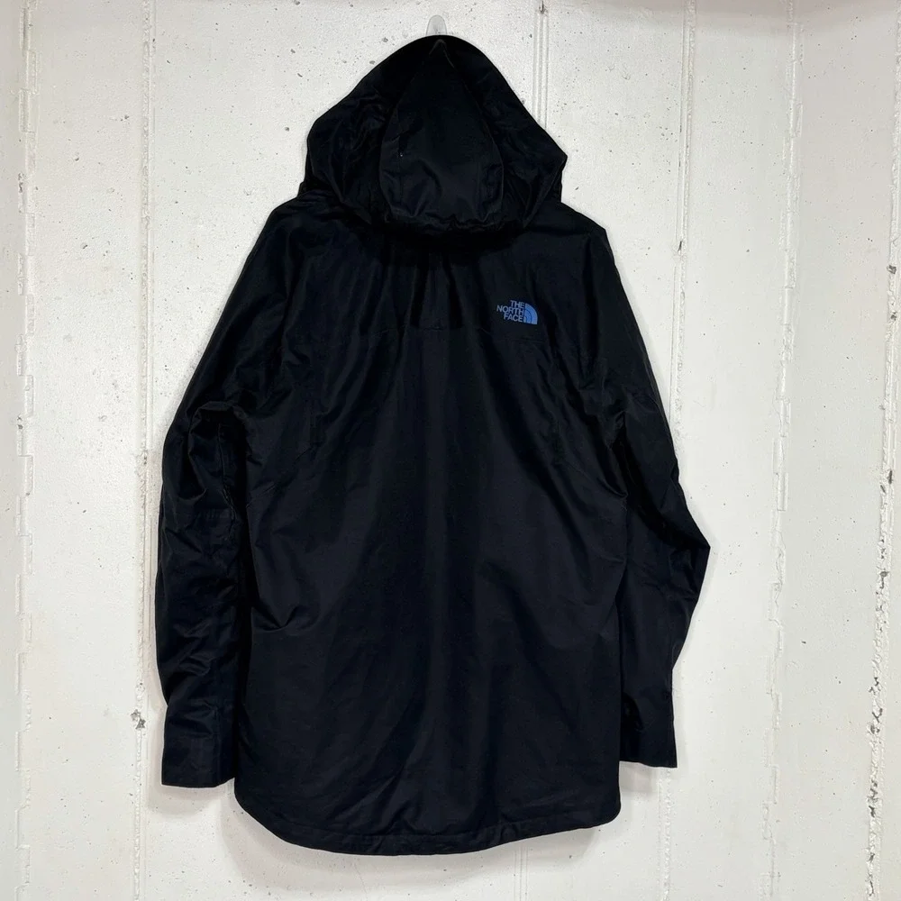The North Face Thermoball Triclimate Jacket Dryvent Hooded Mens Large Black RARE